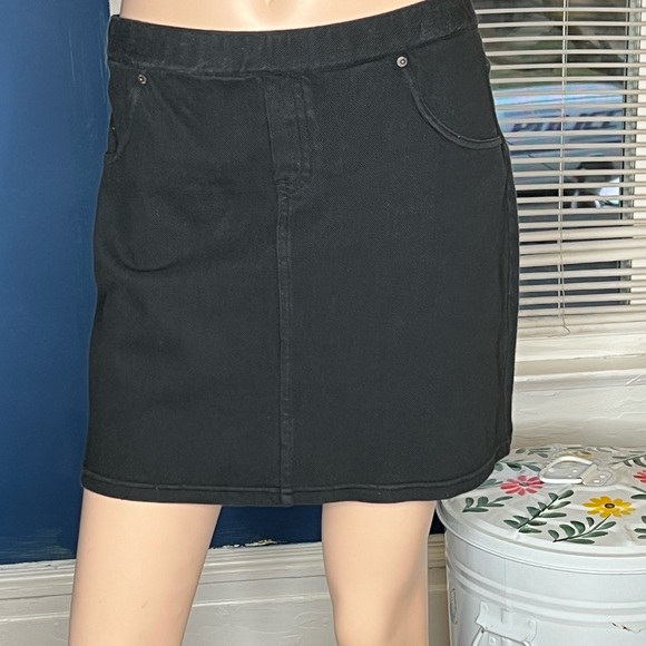 Hue Denim Skirt - Black - Picture 1 of 4